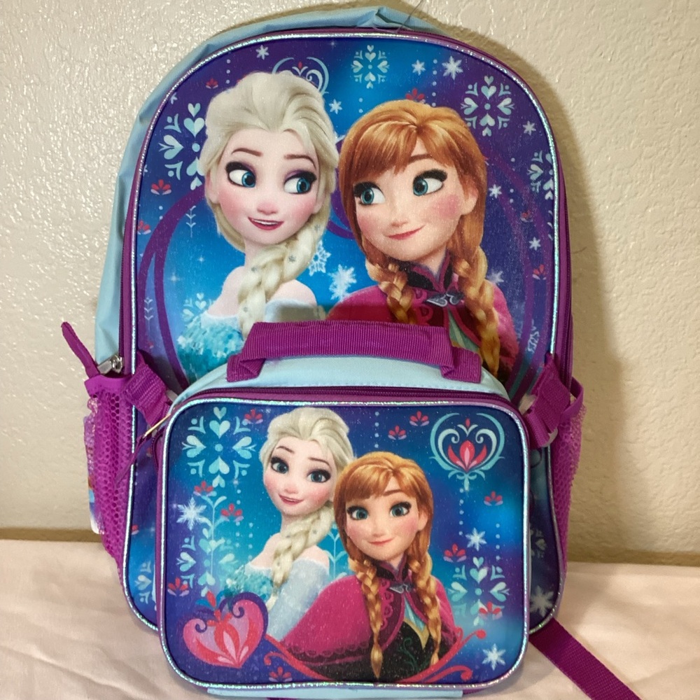 Disney frozen backpack set